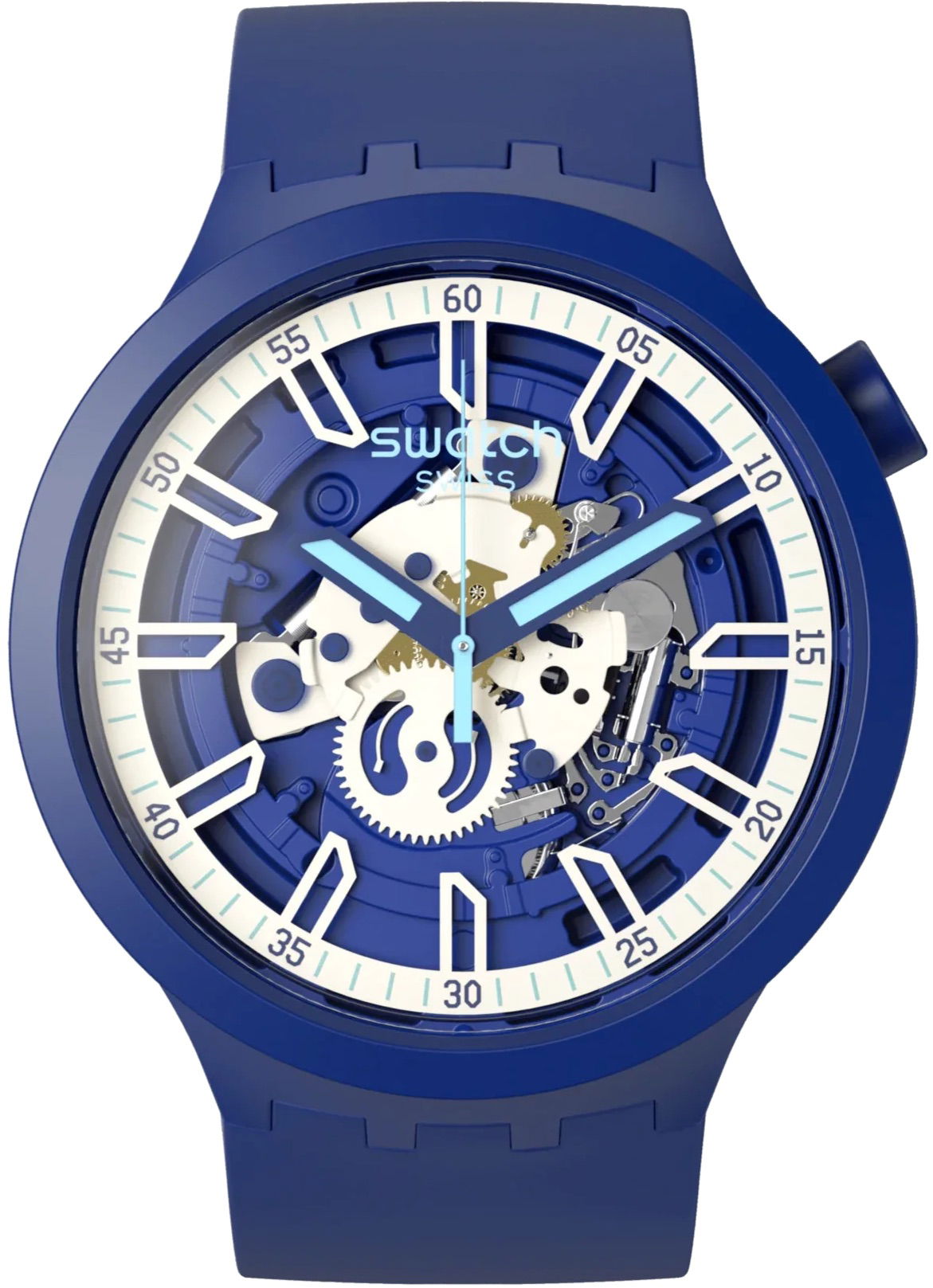 Swatch Sb01n102 Iswatch Blue Erkek Kol Saati