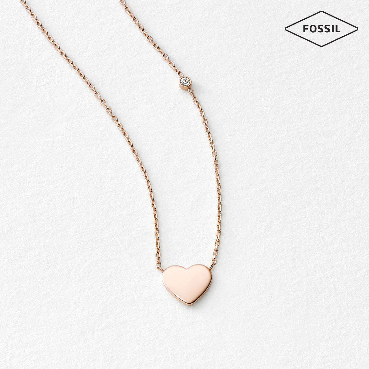 Fossil Jf03081-791 Kadın Kalpli Kolye