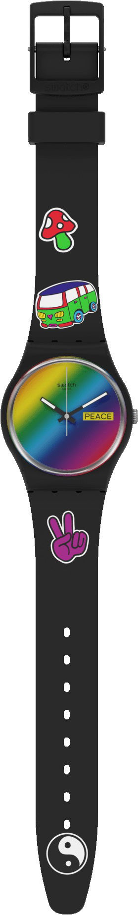 Swatch So31b101 Go With The 'Bow Kol Saati
