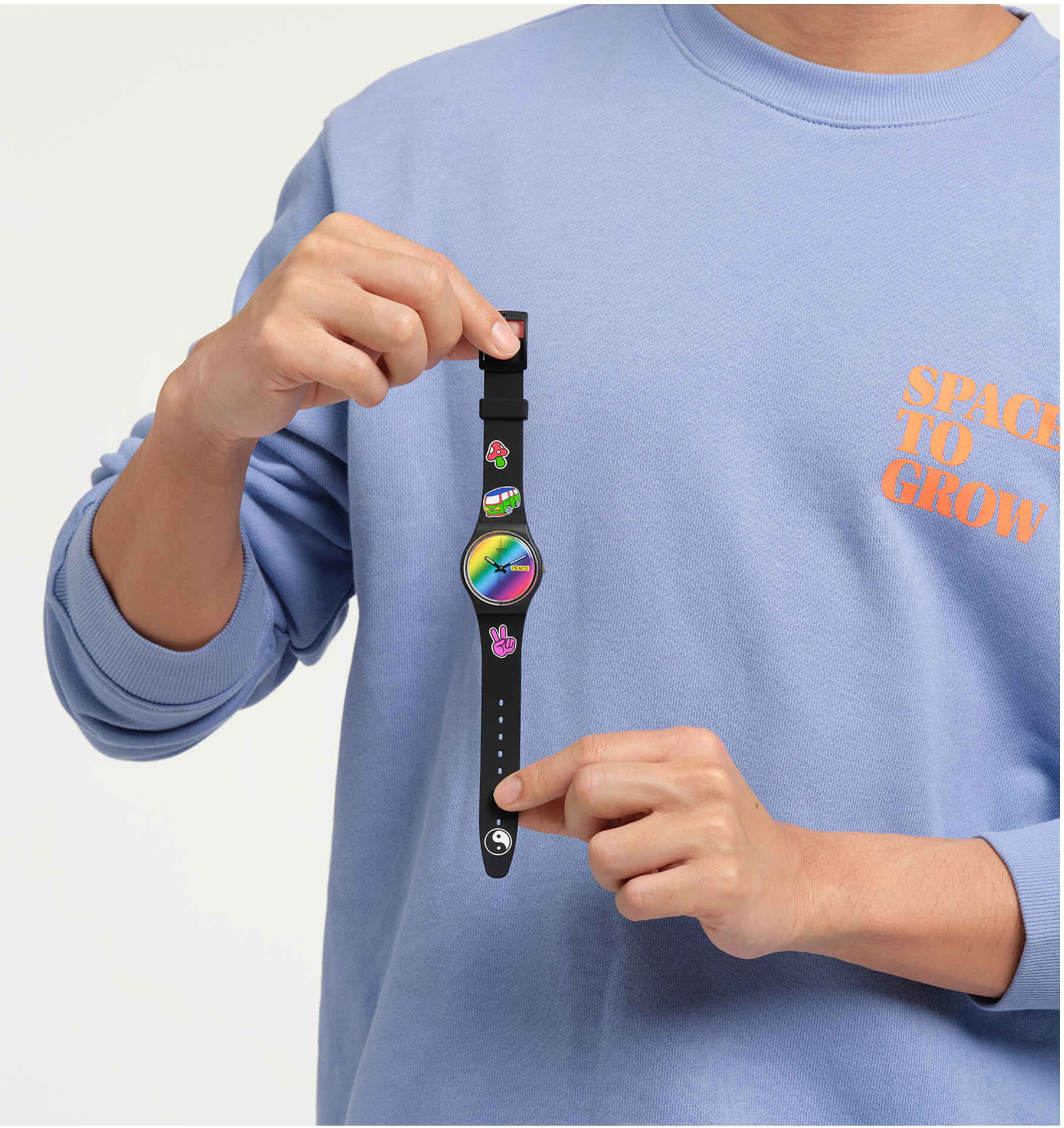 Swatch So31b101 Go With The 'Bow Kol Saati