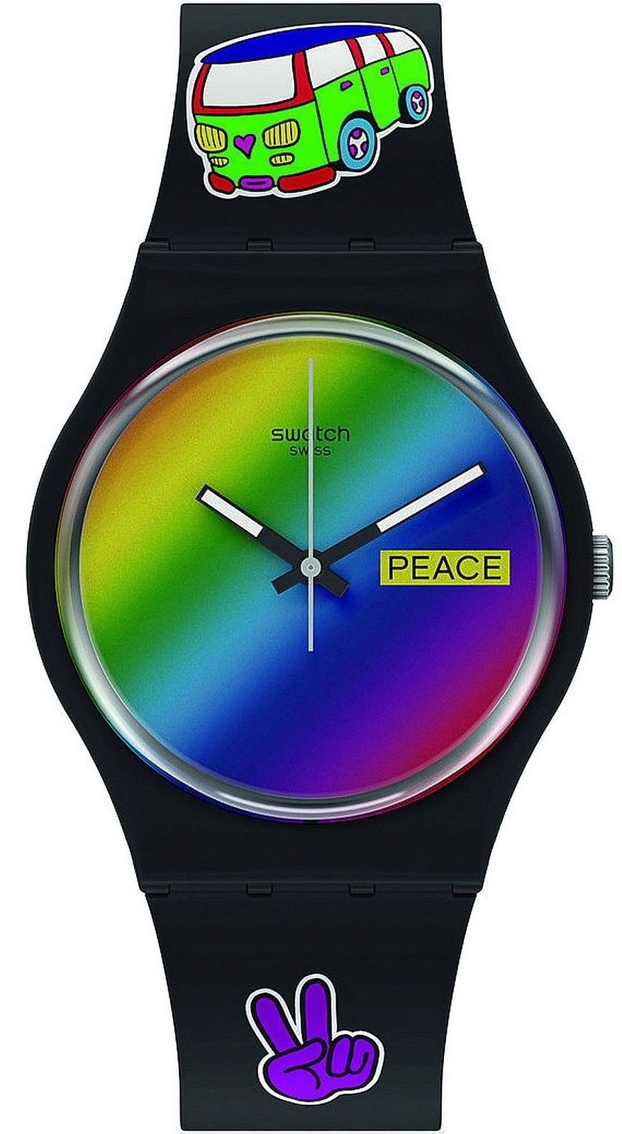 Swatch So31b101 Go With The 'Bow Kol Saati