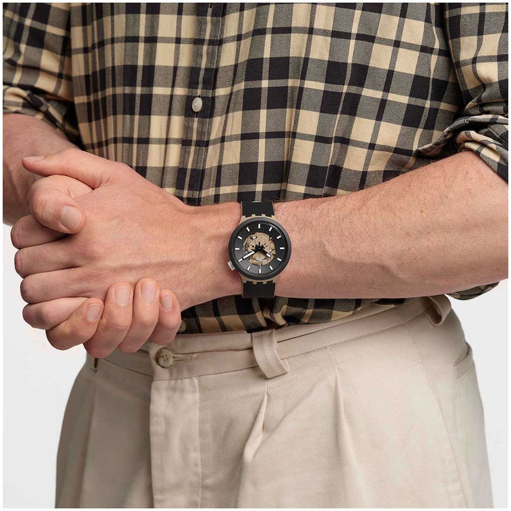 Swatch Sb03c100 TIME FOR TAUPE Kol Saati