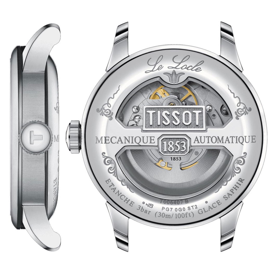 Tissot Le Locle Powermatic 80 Open Heart T006.407.11.033.02 Otomatik Erkek Kol Saati