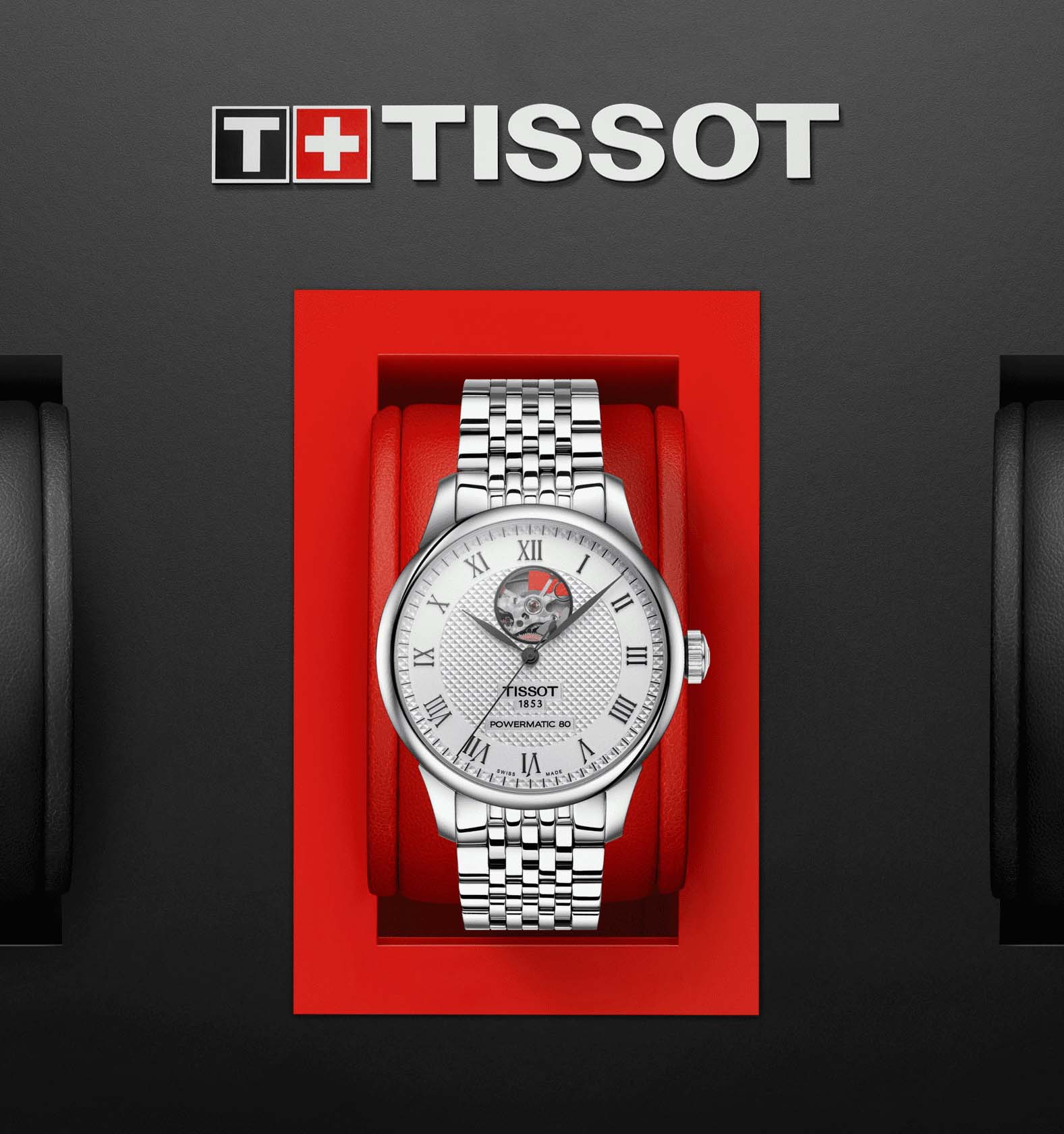 Tissot Le Locle Open Heart 39.3mm T0064071103302 - Otomatik Erkek Kol Saati (T006.407.11.033.02)