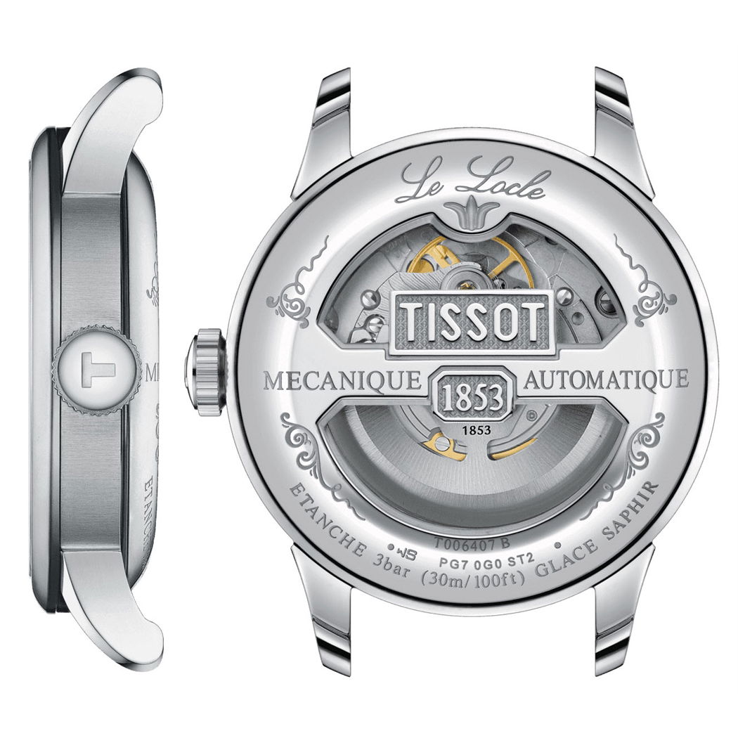 Tissot LE LOCLE POWERMATİC 80 OPEN HEART T006.407.16.033.01