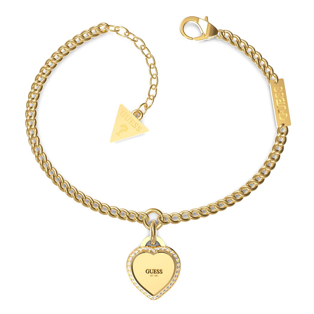 Guess Jgujubb01422jwygs Kadın Kalpli Bileklik