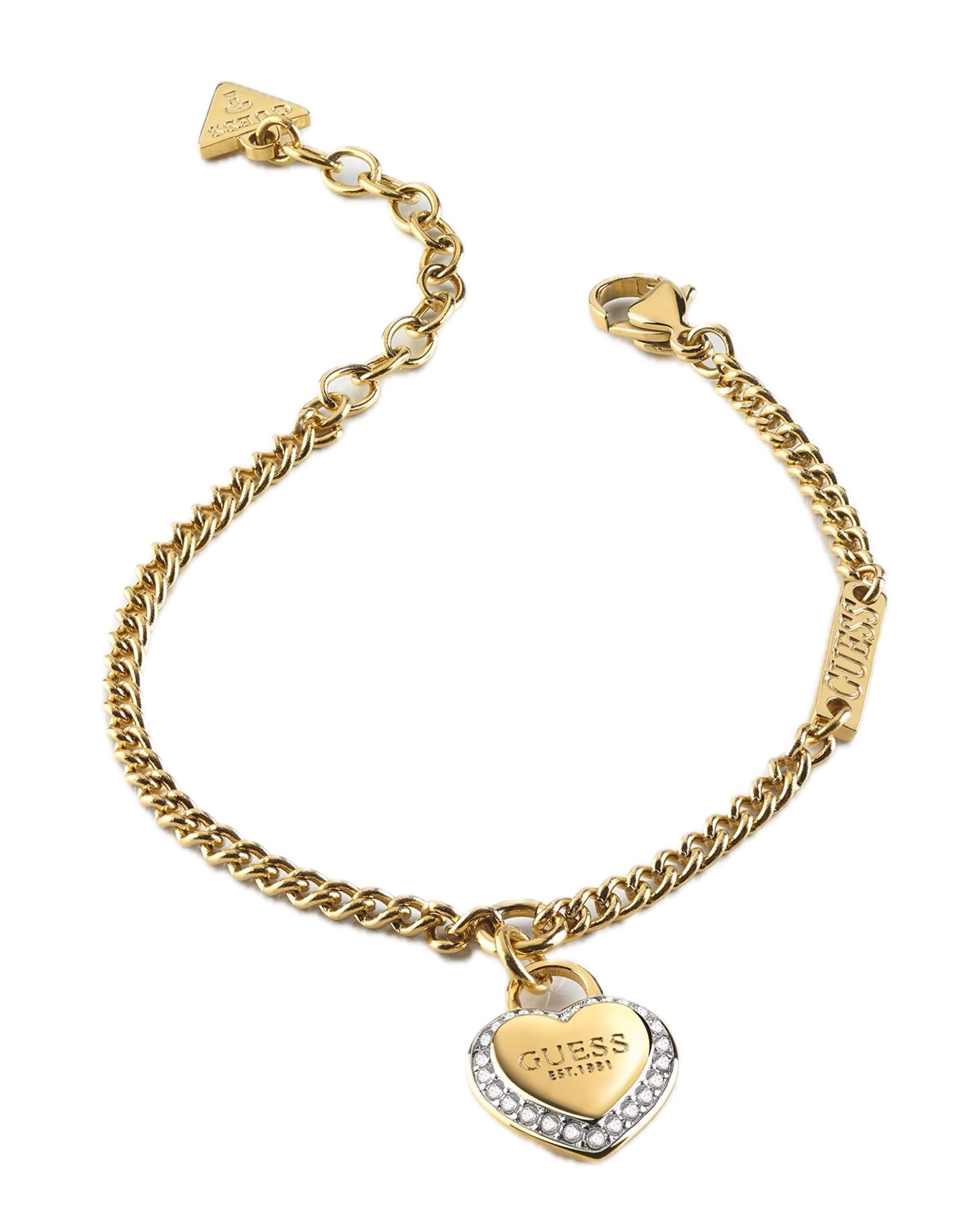 Guess Jgujubb01422jwygs Kadın Kalpli Bileklik