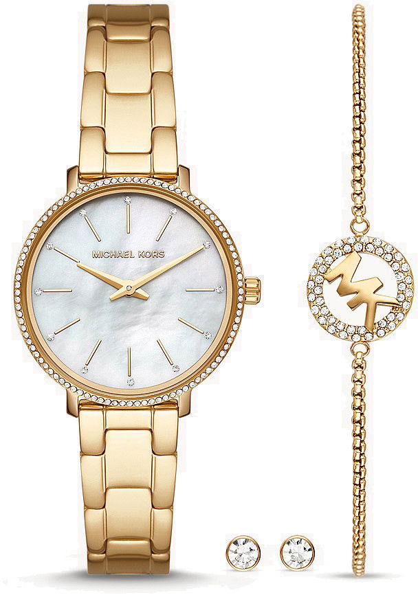 Michael Kors Mk1065set Kadın Saat Bileklik Ve Küpe Set
