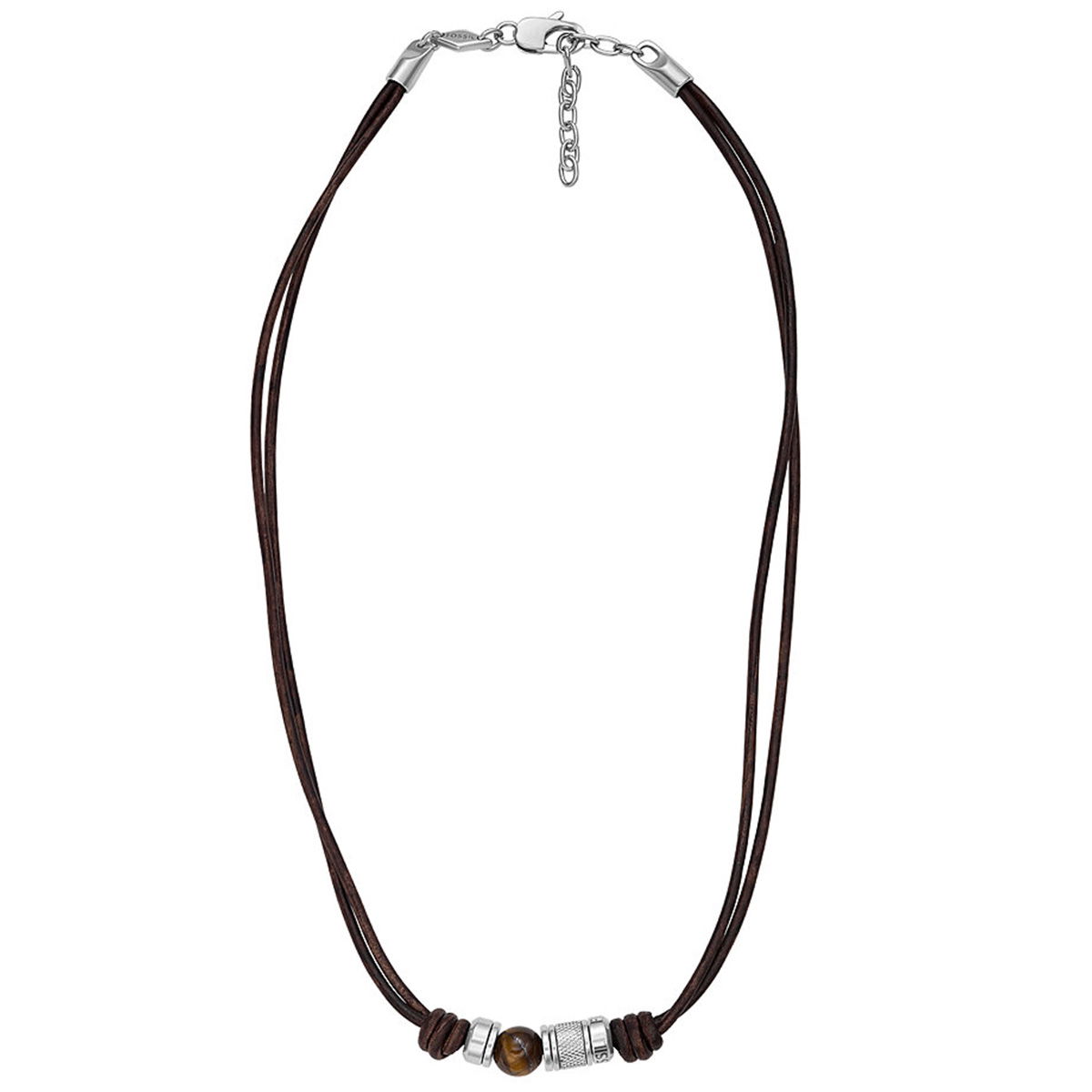 Fossil Jf04204-040 Erkek Deri Kolye