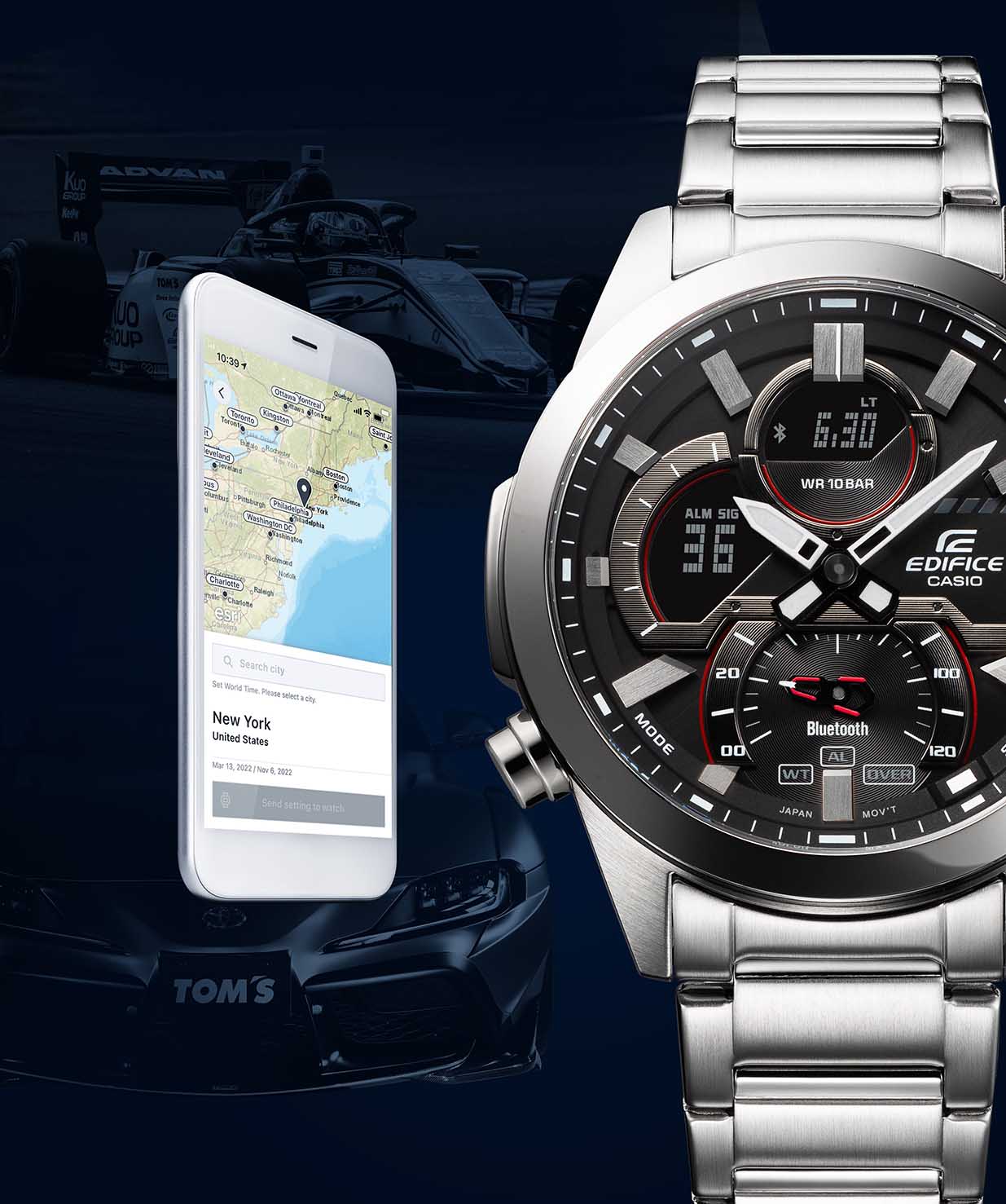 Casio Ecb-30d-1adf Edifice Erkek Kol Saati