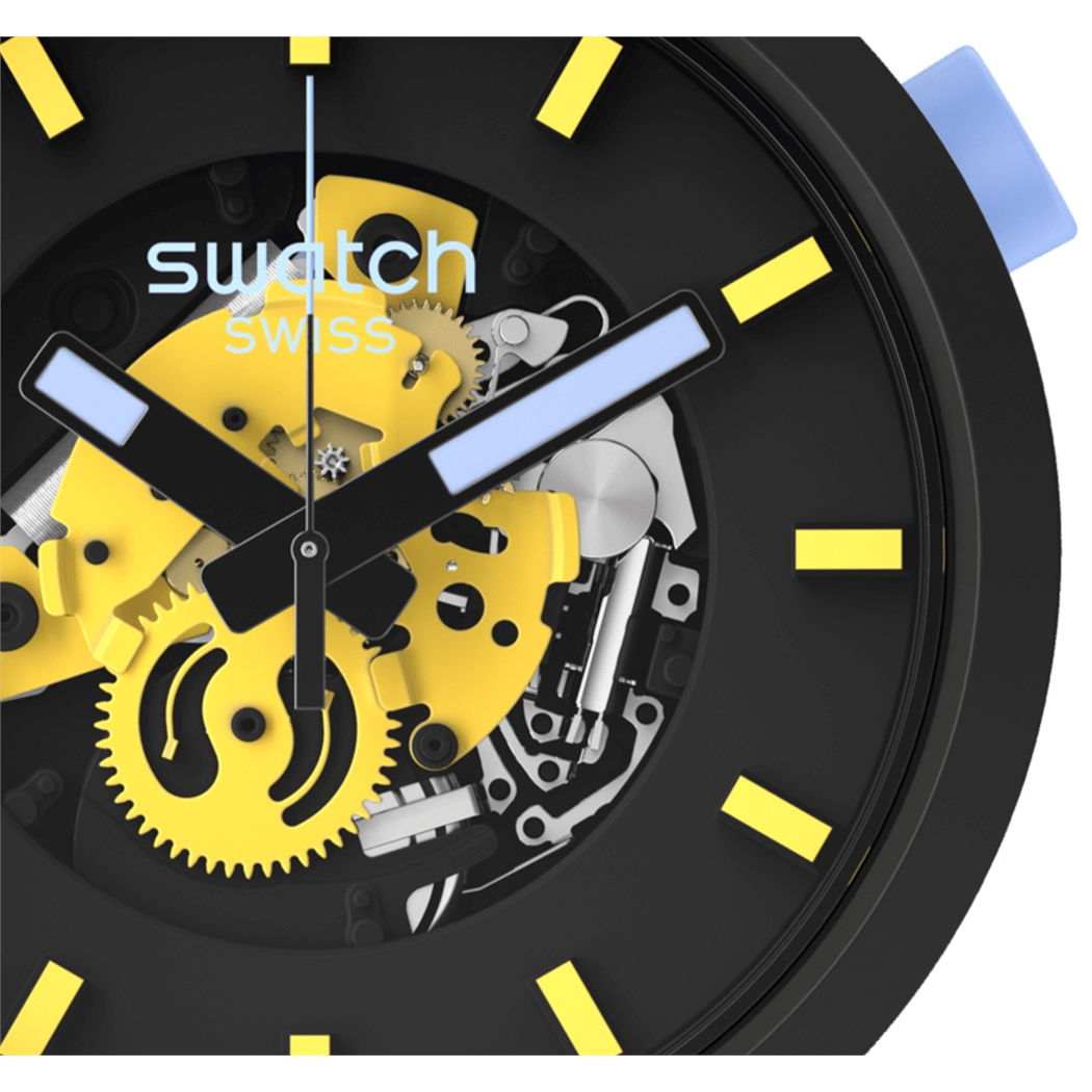 Swatch Sb03b109 MUSTARD SKIES Kol Saati
