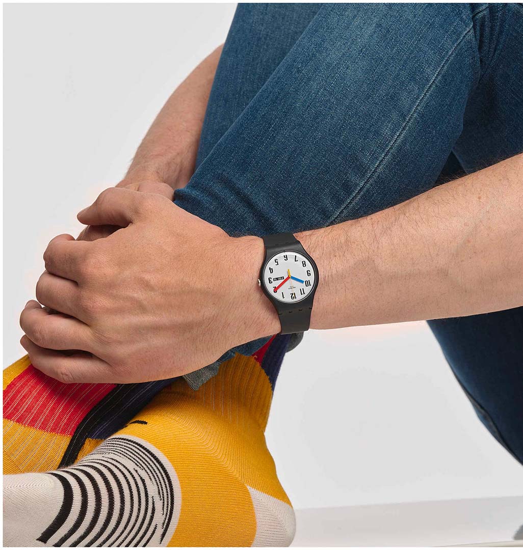 Swatch So29b705 ELEMENTARY Kol Saati