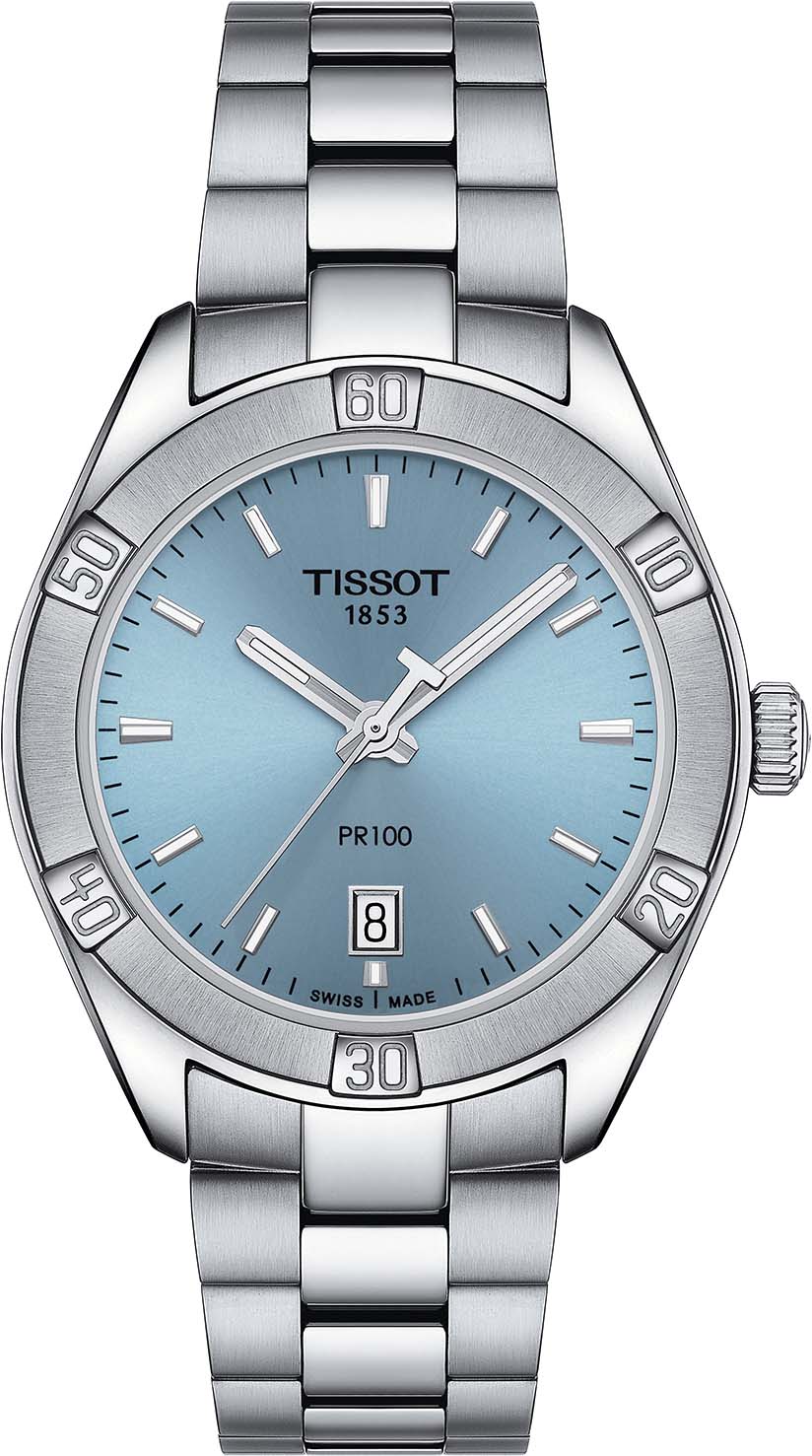 Tissot PR 100 Sport Chic 36mm T1019101135100 - Kadın Kol Saati (T101.910.11.351.00)