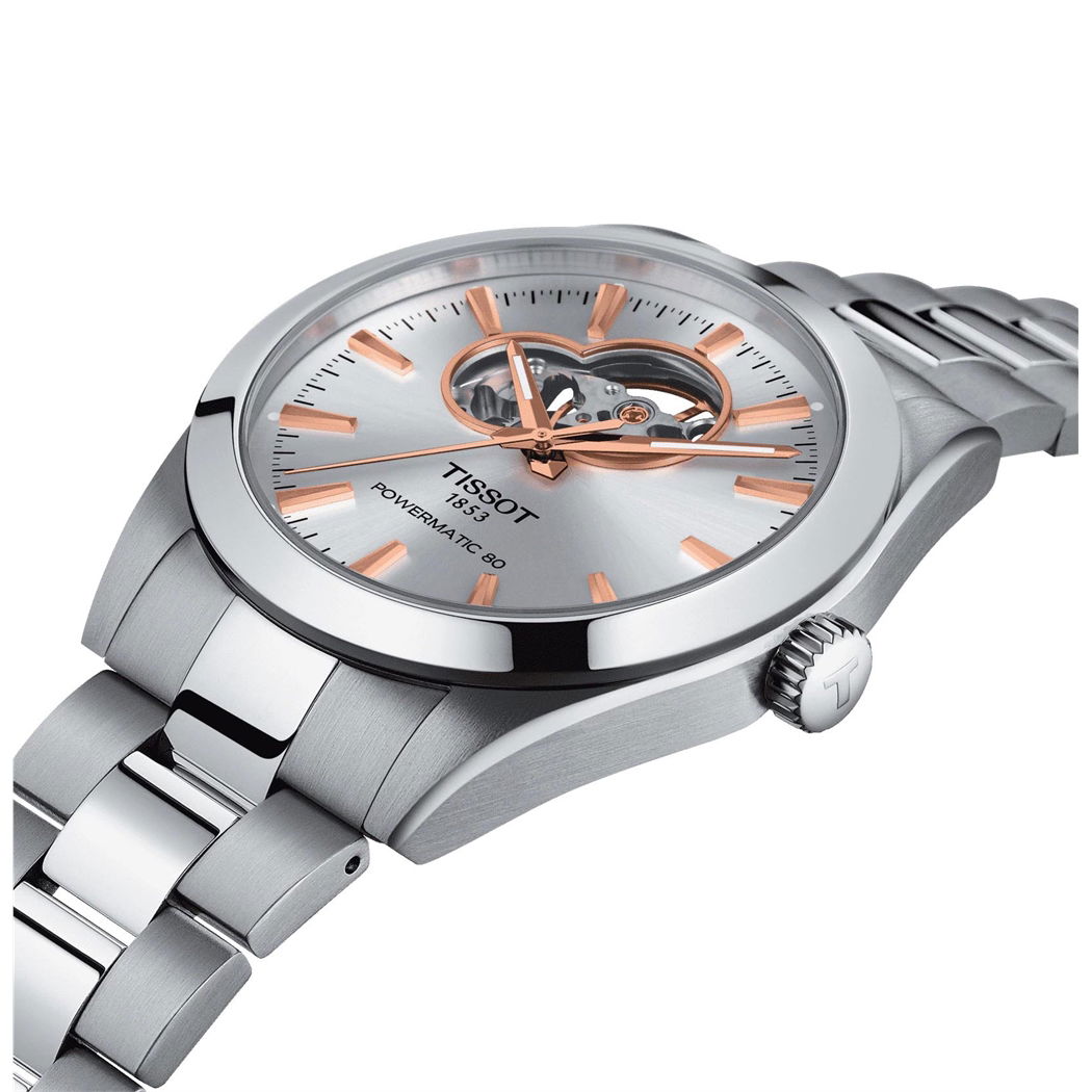 Tissot Gentleman Open Heart 40mm T1274071103101 - Otomatik Erkek Saati (T127.407.11.031.01)