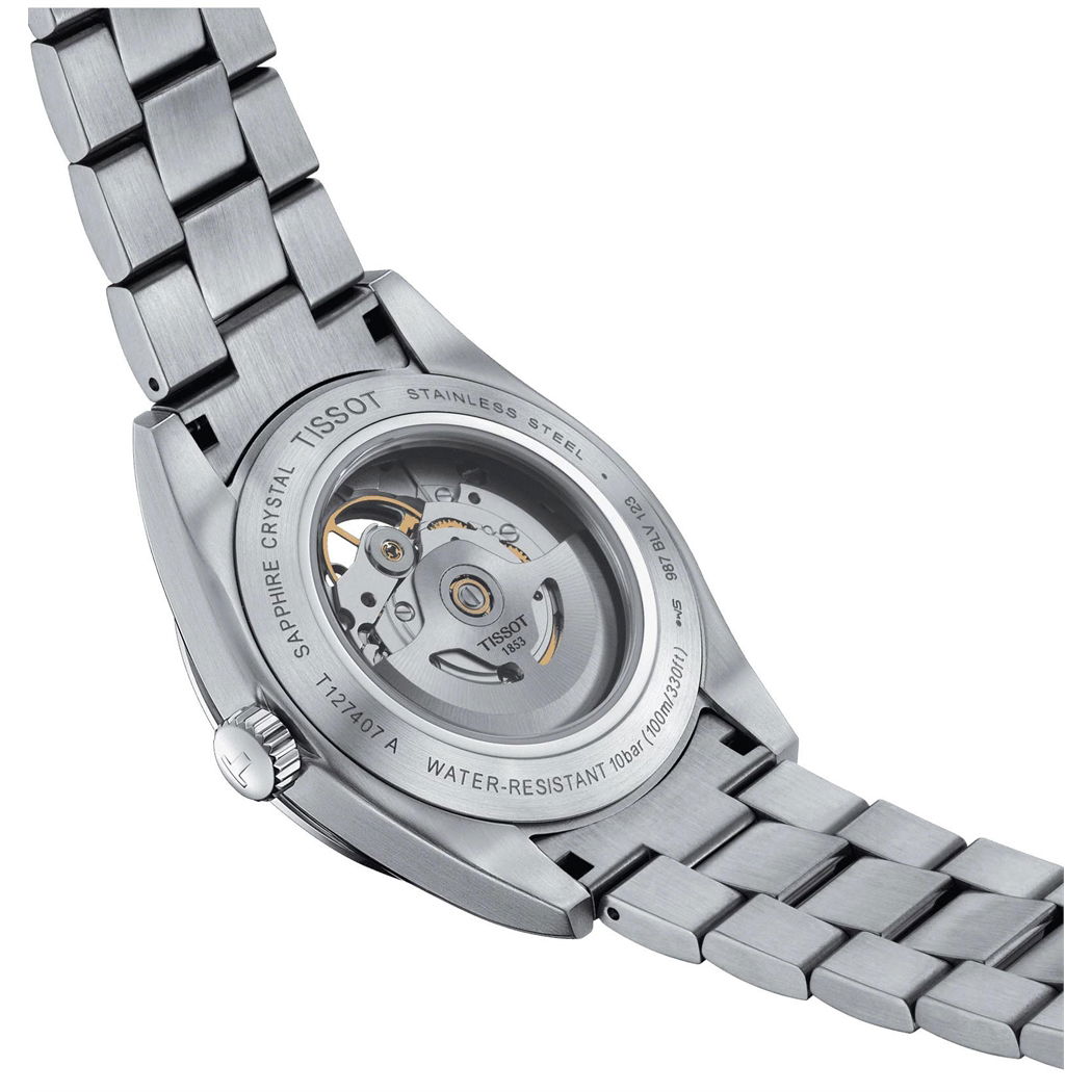 Tissot Gentleman Open Heart 40mm T1274071103101 - Otomatik Erkek Saati (T127.407.11.031.01)