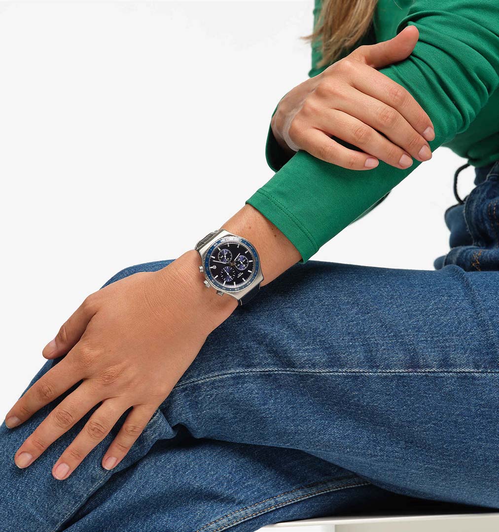 Swatch Yvs496 Cobalt Lagoon Erkek Kol Saati