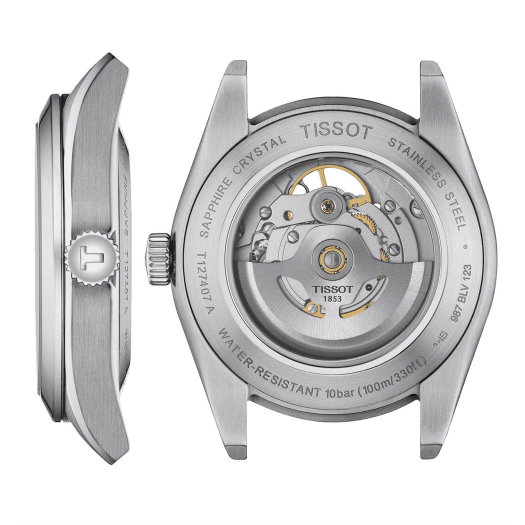 Tissot Gentleman Open Heart 40mm T1274071104101 - Otomatik Erkek Saati (T127.407.11.041.01)