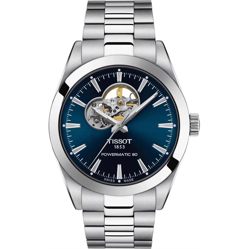 Tissot Gentleman Open Heart 40mm T1274071104101 - Otomatik Erkek Saati (T127.407.11.041.01)