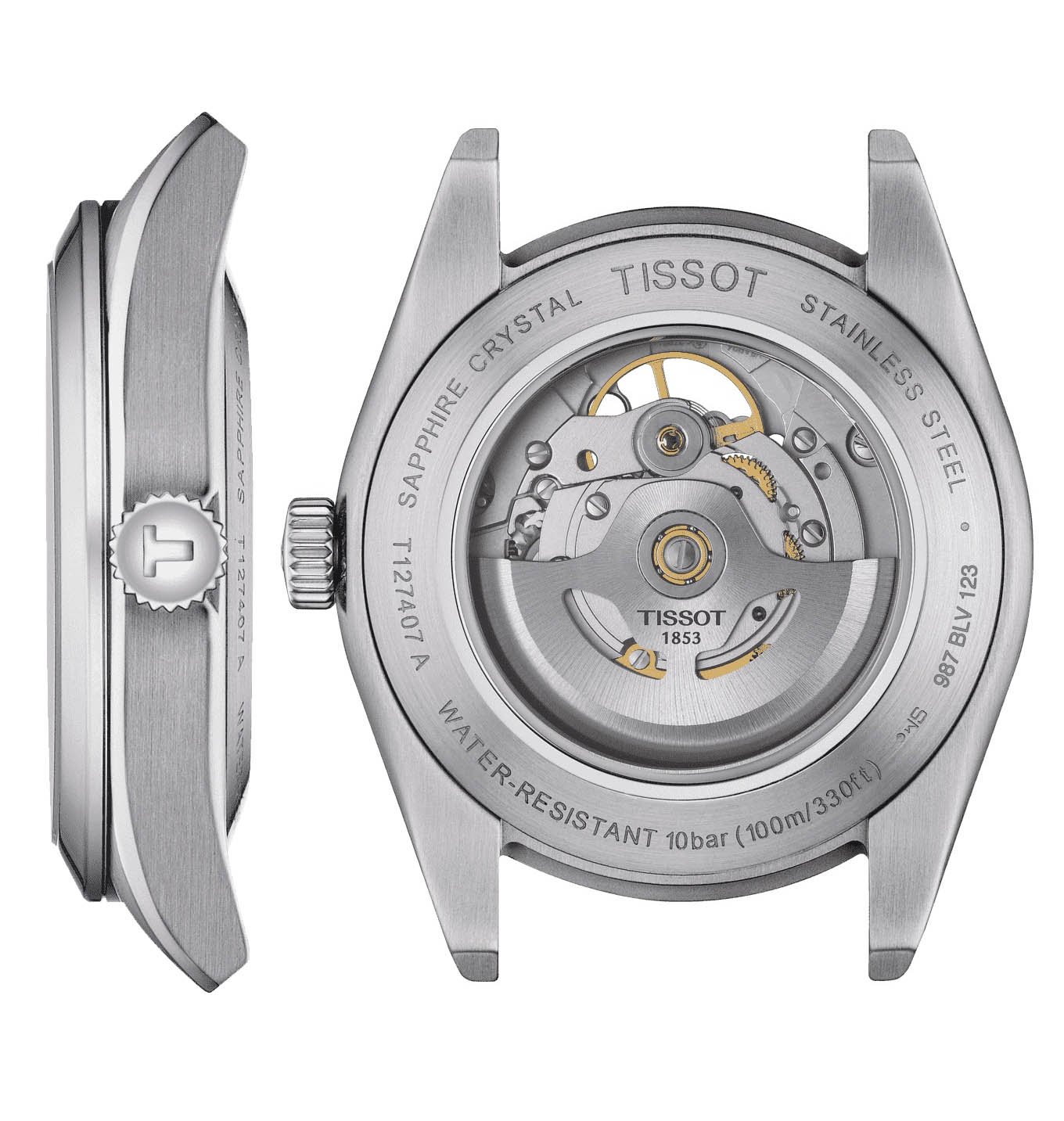 Tissot Gentleman Open Heart 40mm T1274071104101 - Otomatik Erkek Saati (T127.407.11.041.01)