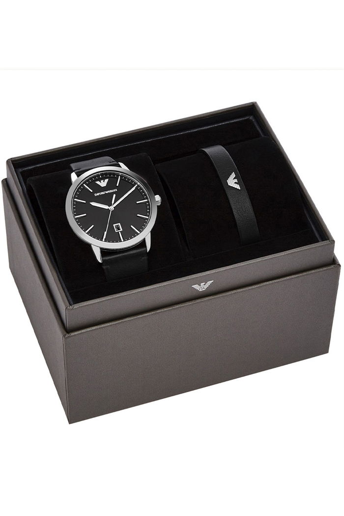 Emporio Armani Ar80064set Erkek Kol Saati ve Bileklik Seti