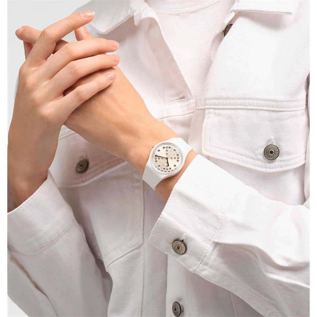 Swatch So31w109 SPARKLE SHINE Kadın Kol Saati