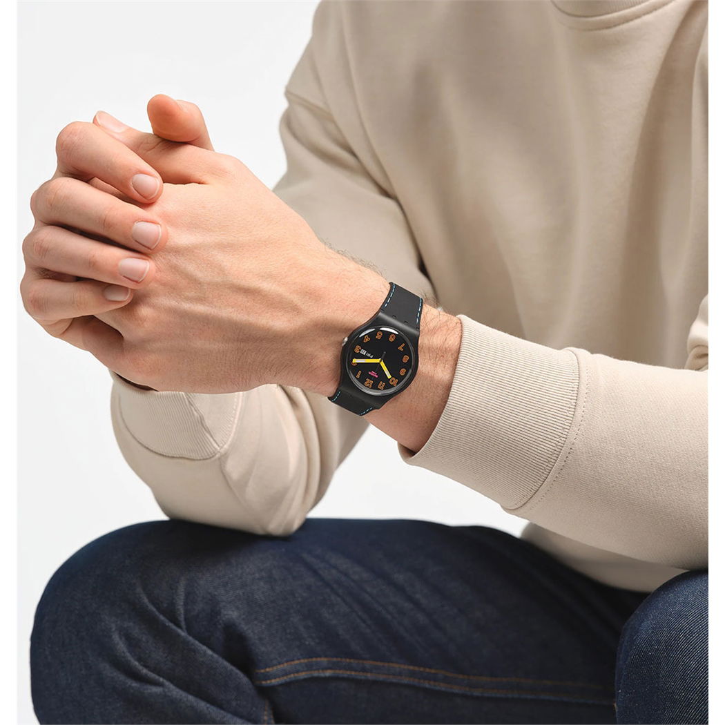 Swatch So29b707 DARK GLOW Kol Saati