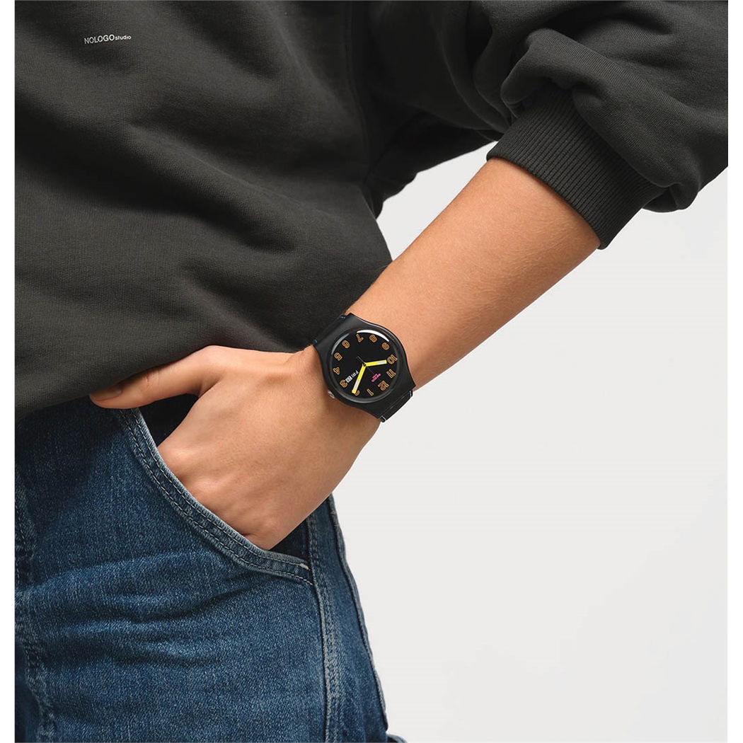 Swatch So29b707 DARK GLOW Kol Saati