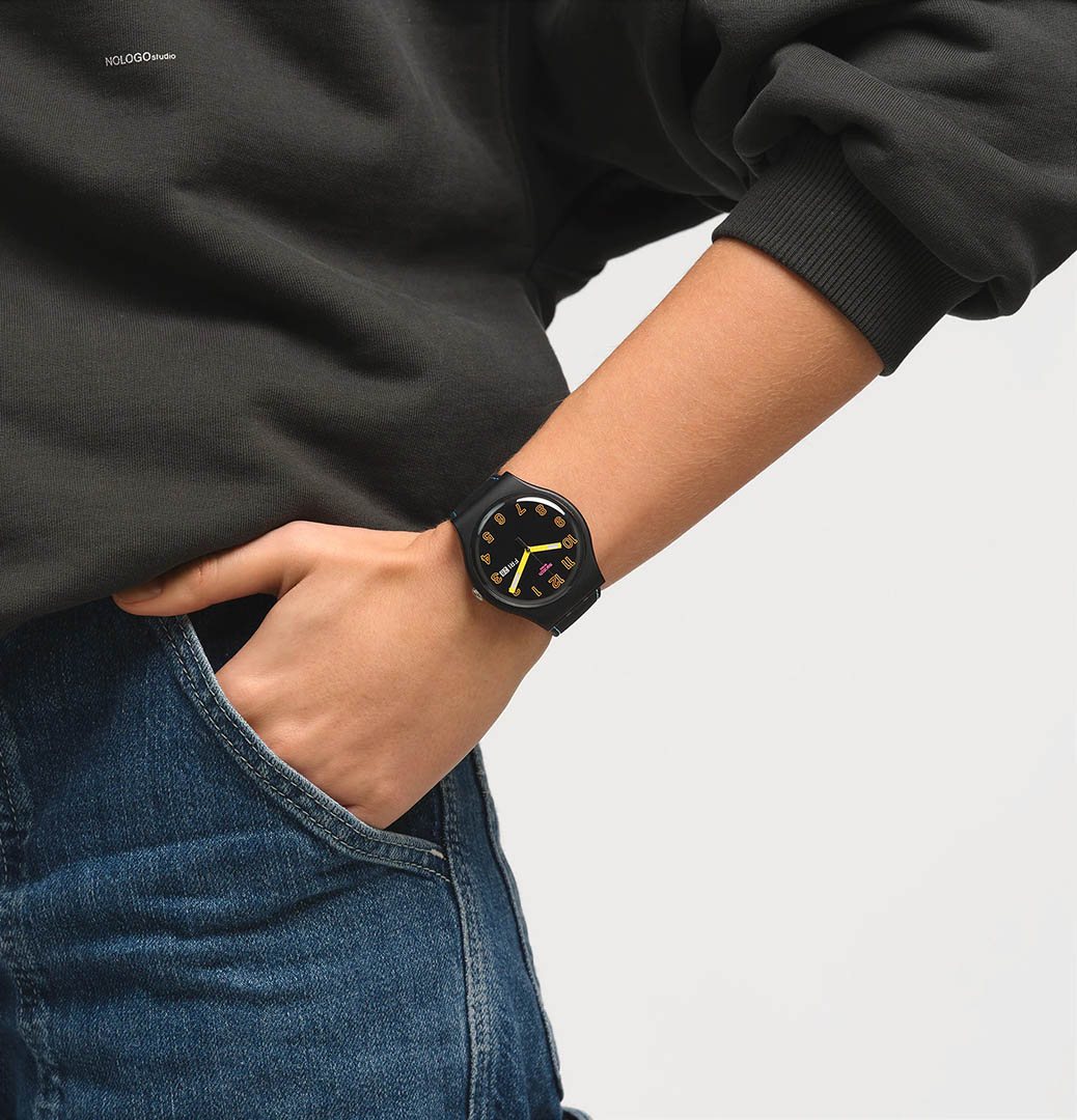 Swatch So29b707 DARK GLOW Kol Saati