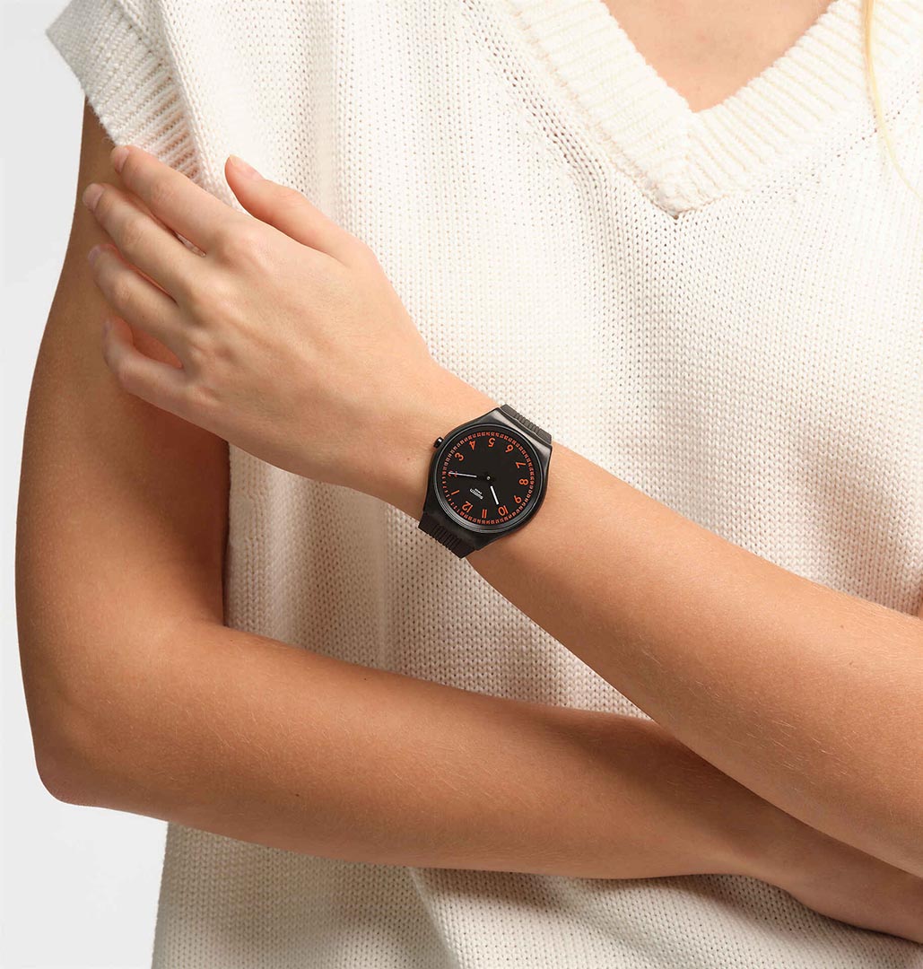 Swatch Ss07b106 Brushed Red Erkek Kol Saati