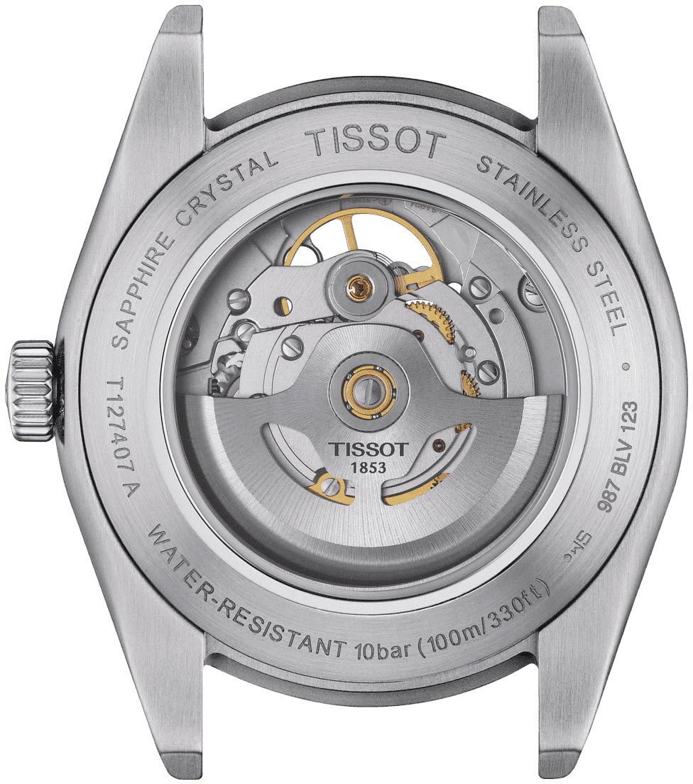Tissot Gentleman Open Heart 40mm T1274071108100 - Otomatik Erkek Saati (T127.407.11.081.00)