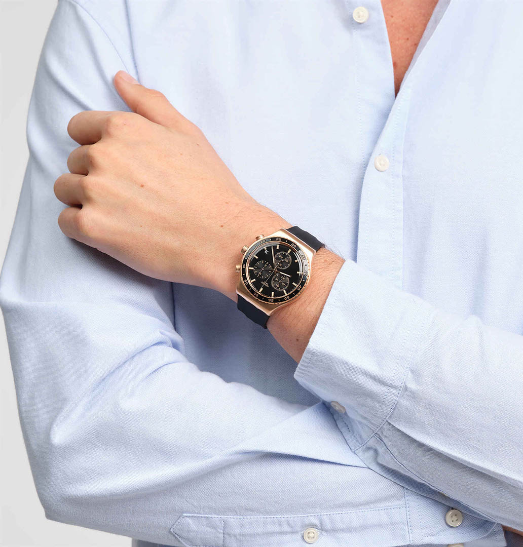 Swatch Yvg410 Stain Sheen Erkek Kol Saati