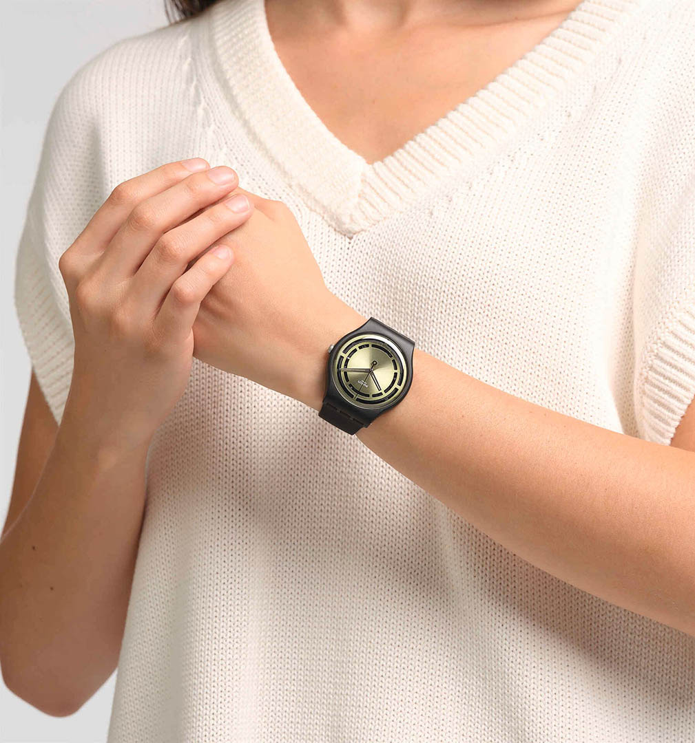 Swatch So32b117 LEAFY LINE Kol Saati