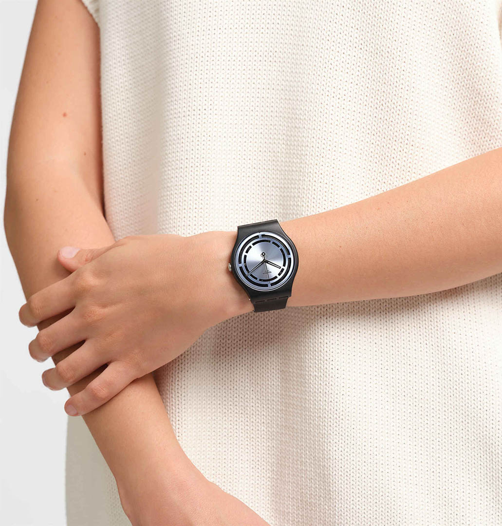 Swatch So32b118 CIRCLED LINES Kol Saati