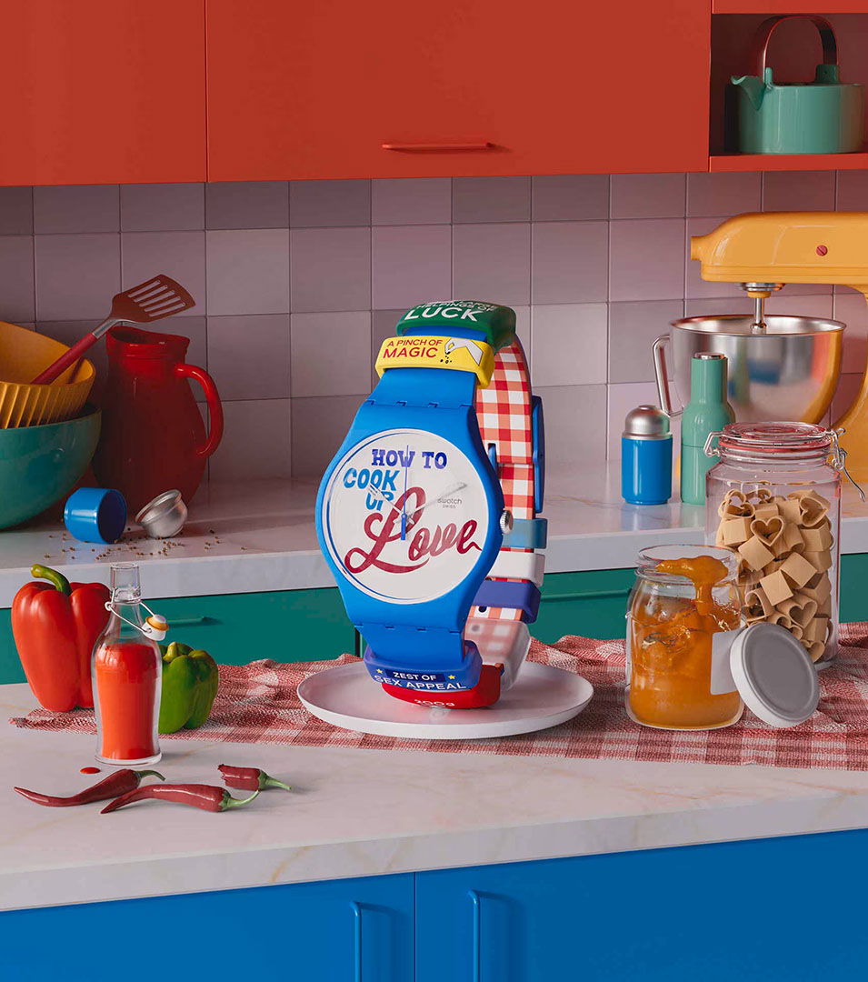 Swatch Suoz353 RECIPE FOR LOVE Kol Saati