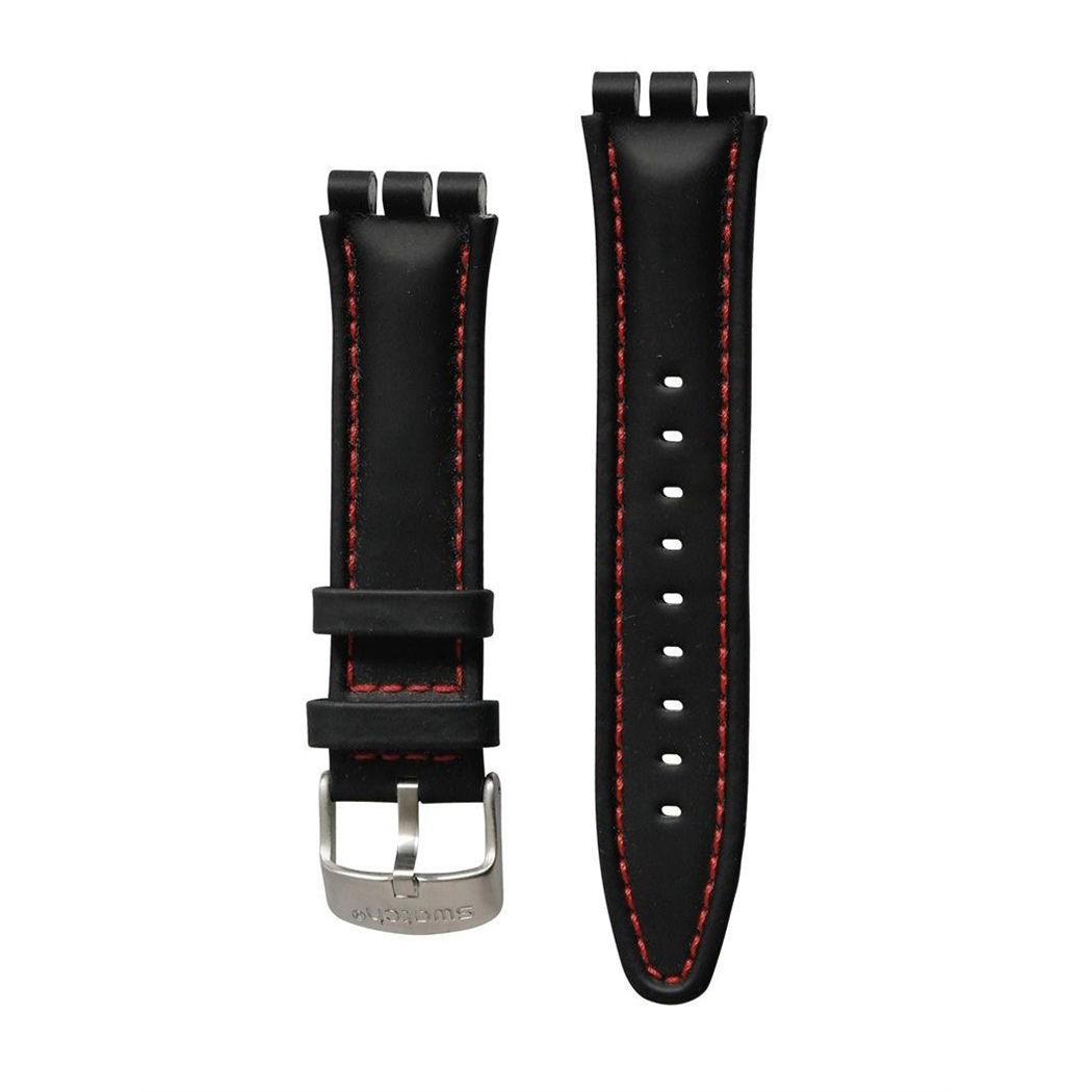 Swatch Ayvs404 Siyah Deri Kordon