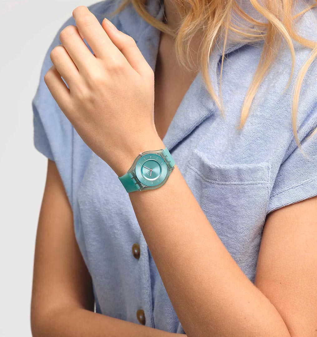 Swatch Ss08l100  PASTELICIOUS TEAL Kadın Kol Saati