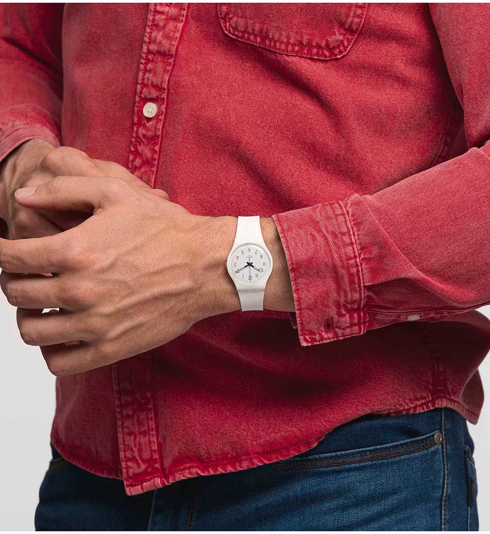 Swatch So28w106 WHITE BISHOP Kadın Kol Saati