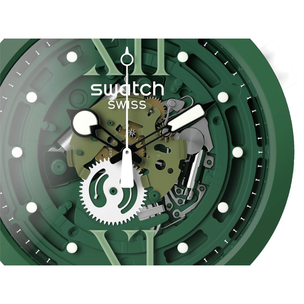 Swatch Sb05g104 CAMOFLOWER GREEN Kol Saati