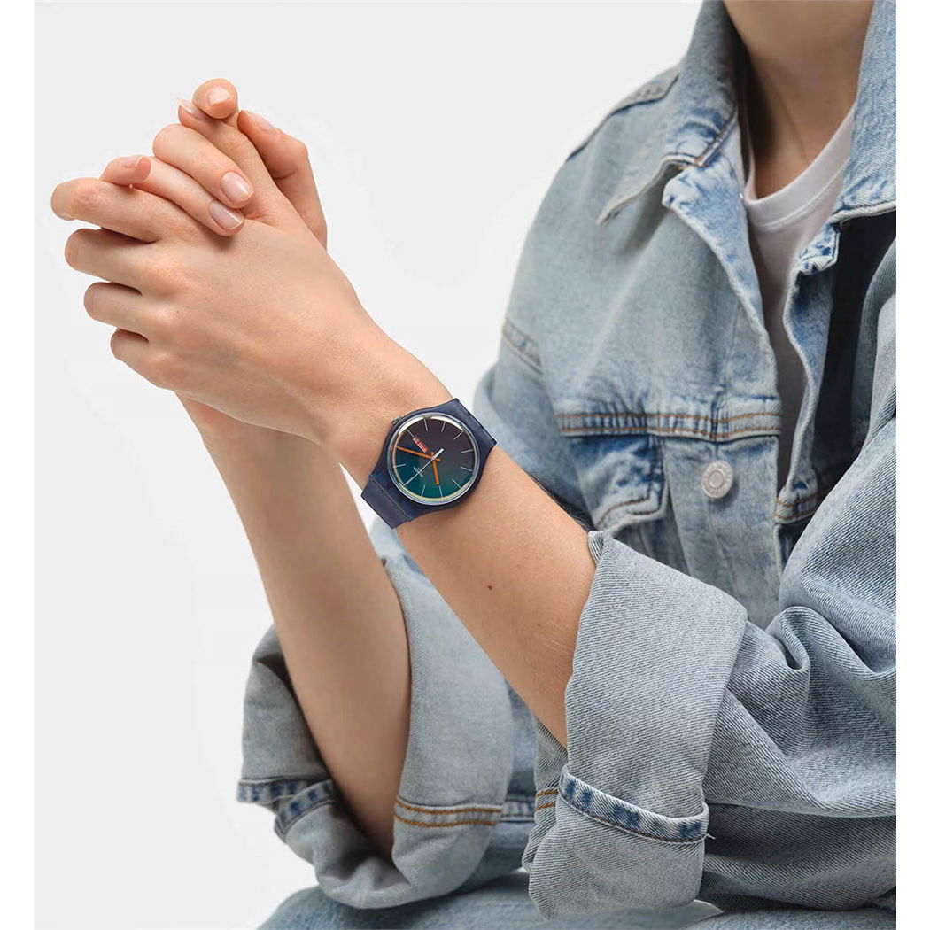 Swatch So29n708 FADE TO TEAL Kol Saati