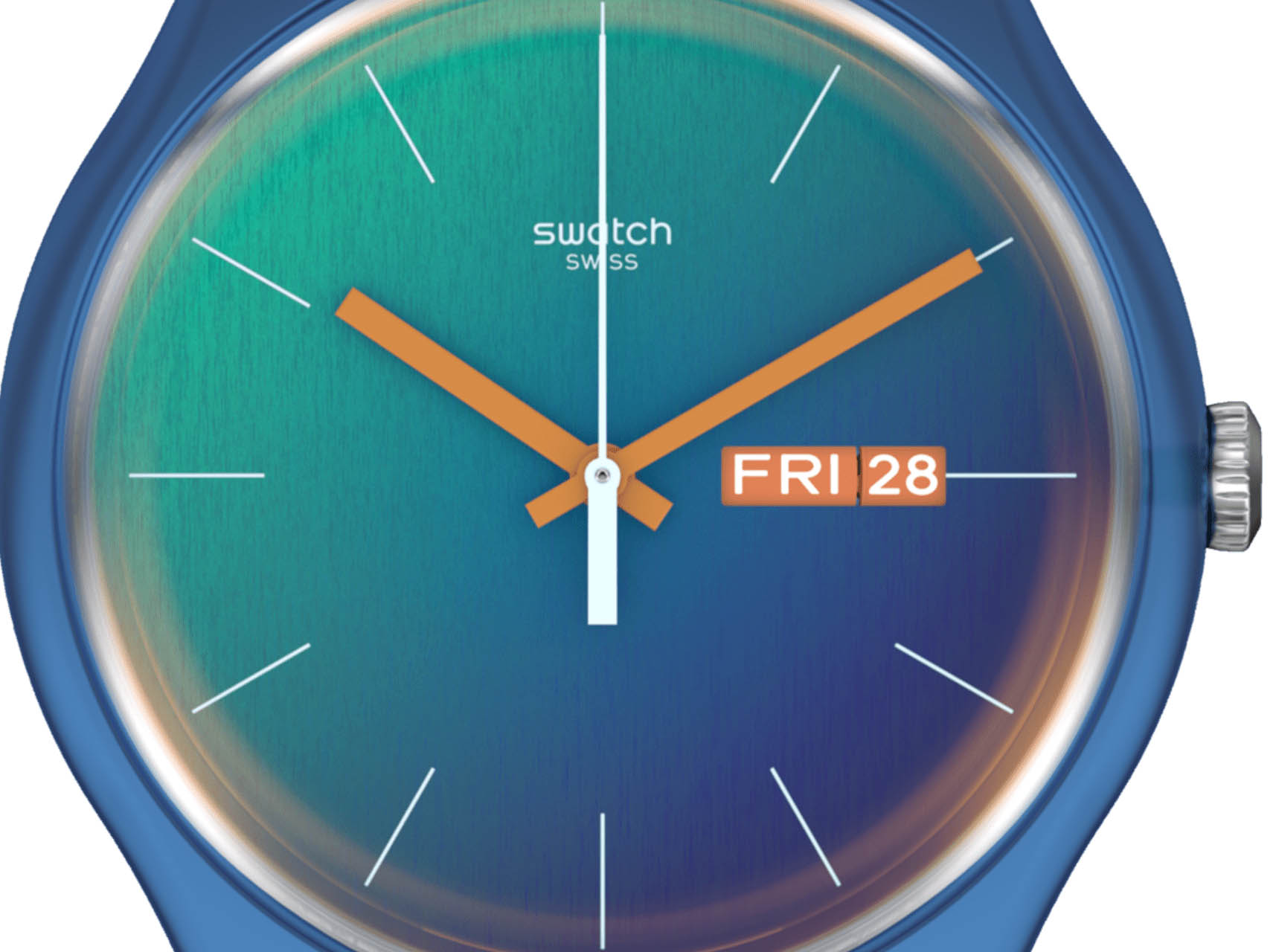 Swatch So29n708 FADE TO TEAL Kol Saati