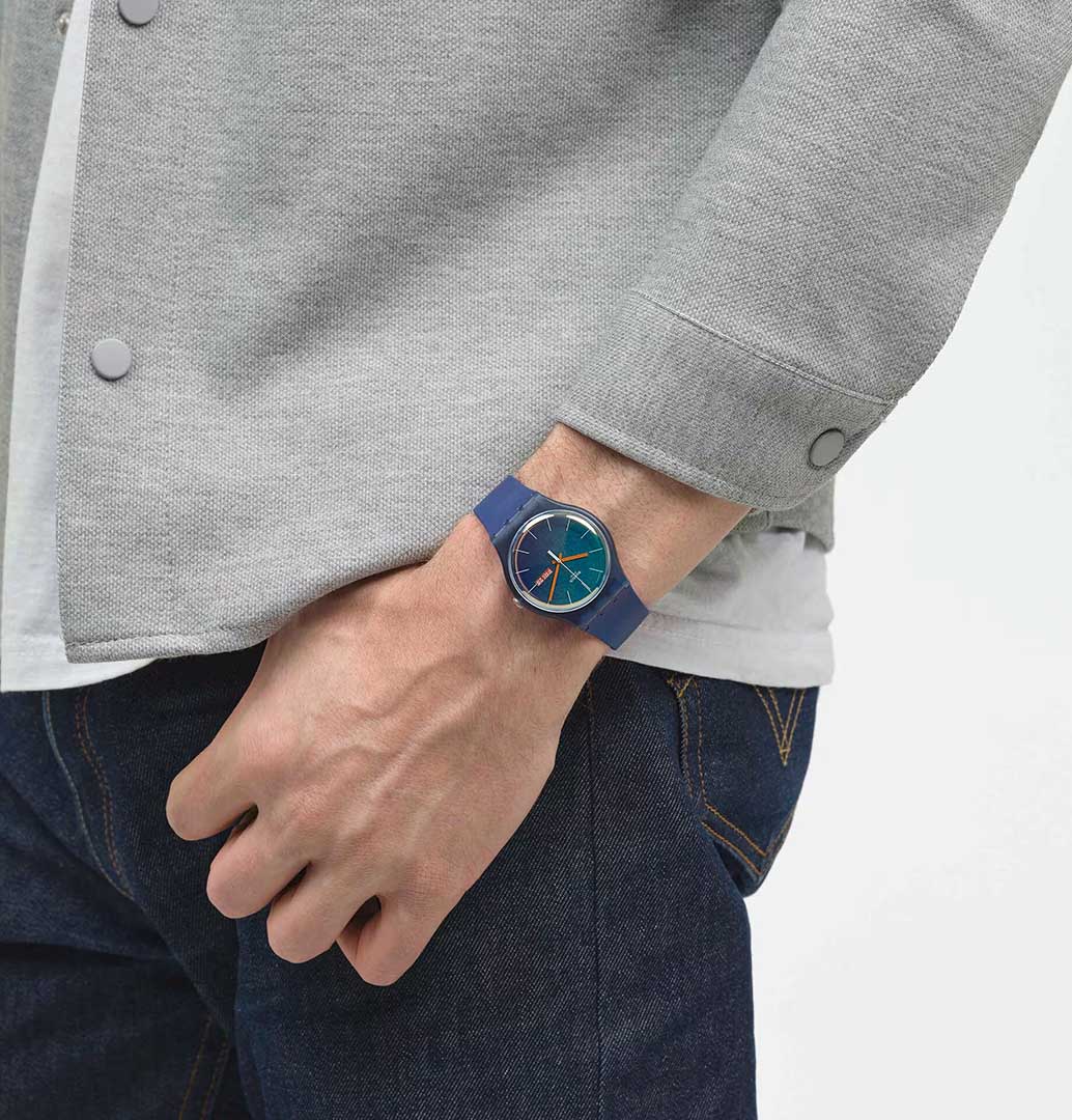 Swatch So29n708 FADE TO TEAL Kol Saati