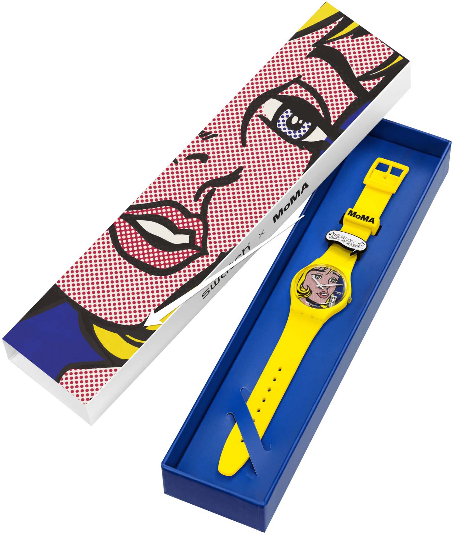 Swatch So28z117 REVERIE BY ROY LICHTENSTEIN, THE WATCH