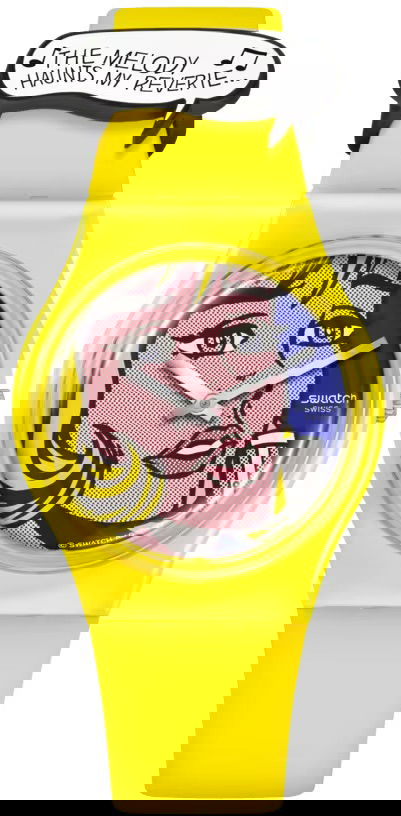 Swatch So28z117 REVERIE BY ROY LICHTENSTEIN, THE WATCH