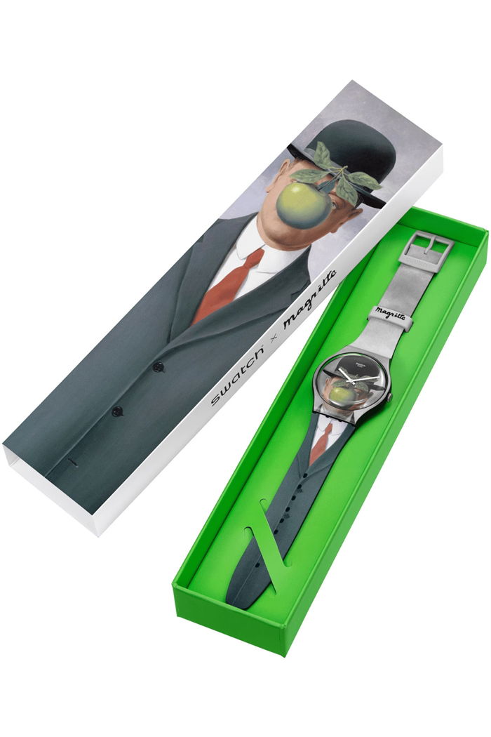 Swatch Suoz350 LE FILS DE L'HOMME BY RENE MAGRITTE