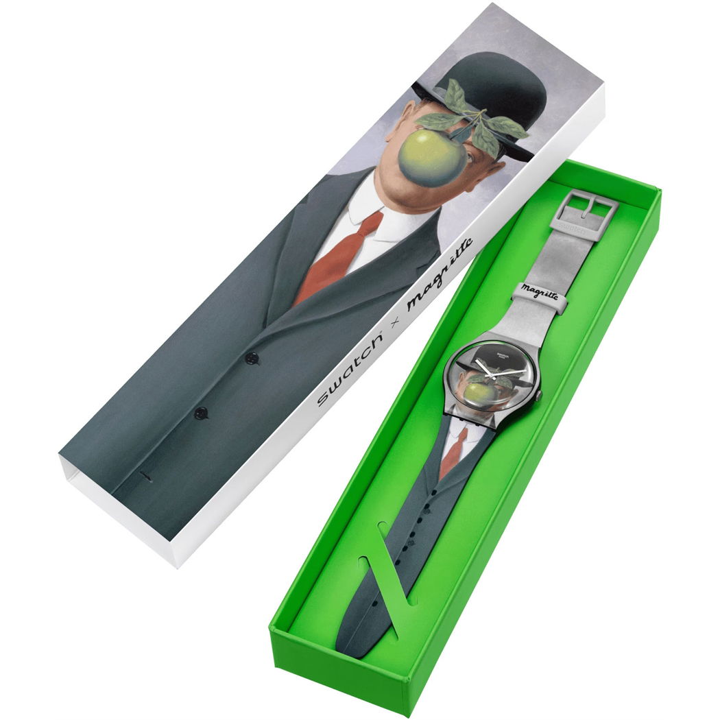 Swatch Suoz350 LE FILS DE L'HOMME BY RENE MAGRITTE