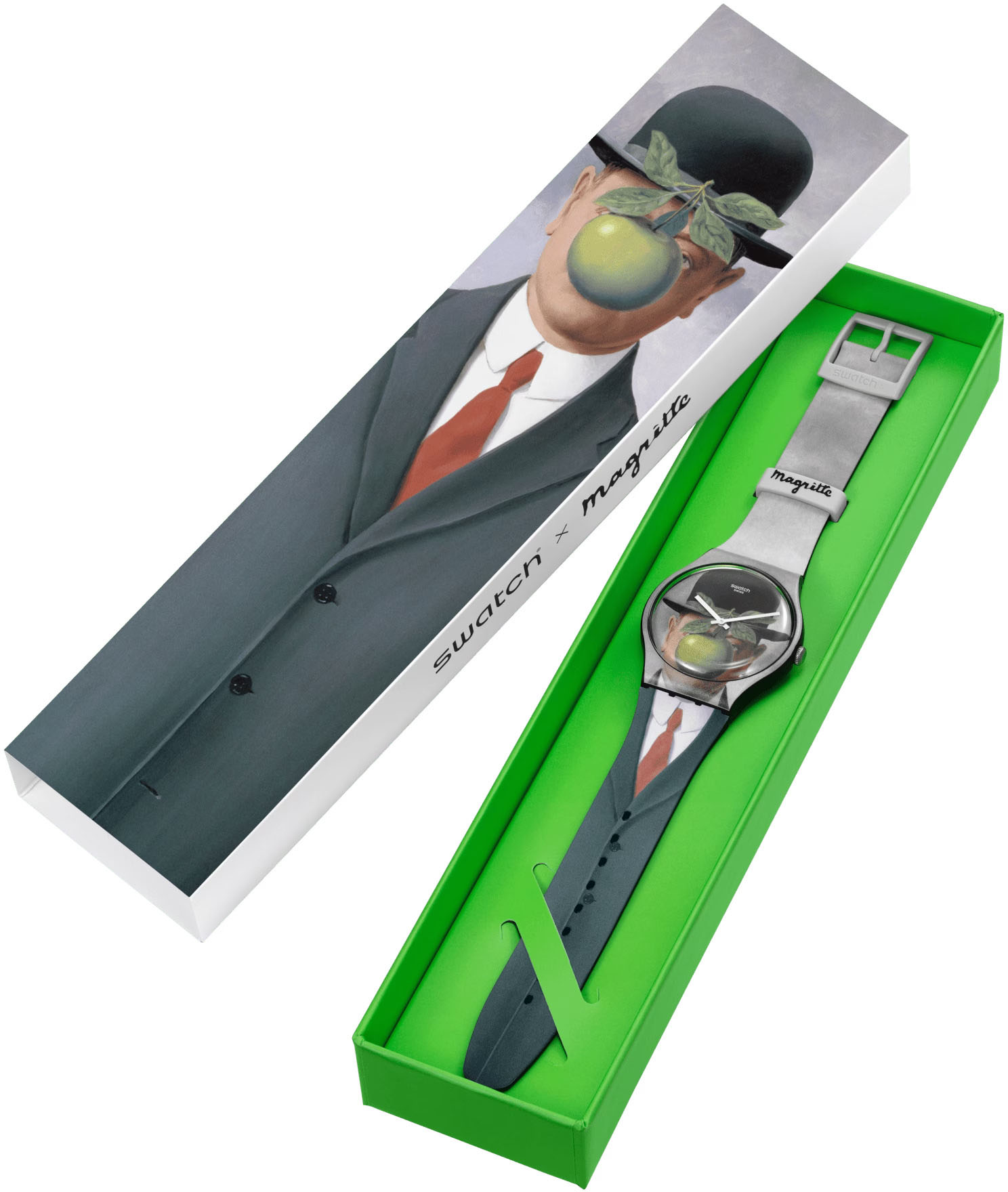 Swatch Suoz350 LE FILS DE L'HOMME BY RENE MAGRITTE