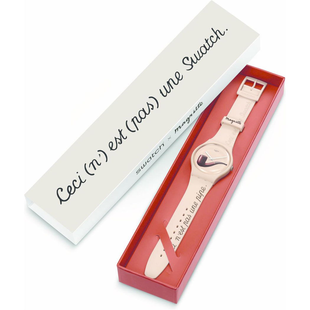 Swatch So29z124 LA TRAHISON DES IMAGES BY RENE MAGRITTE