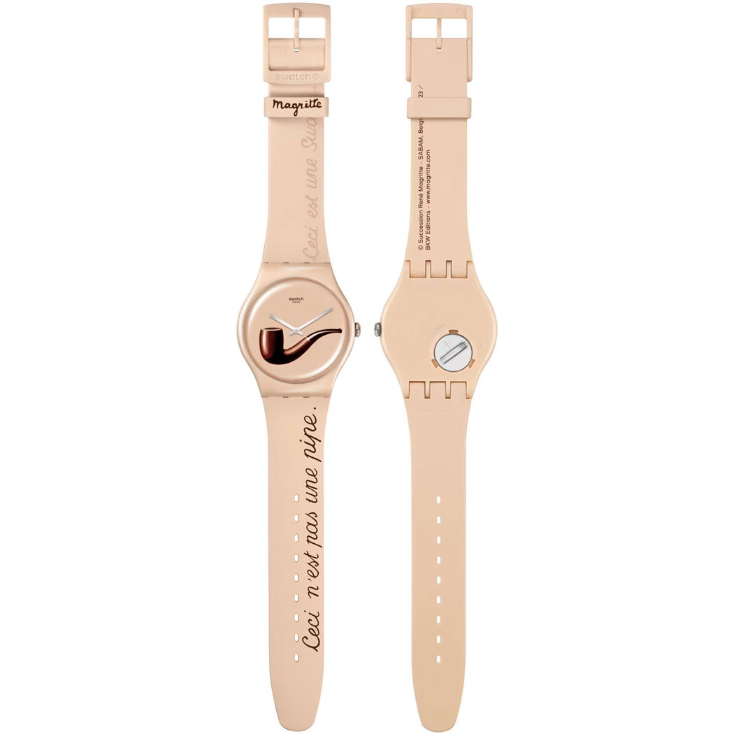 Swatch So29z124 LA TRAHISON DES IMAGES BY RENE MAGRITTE