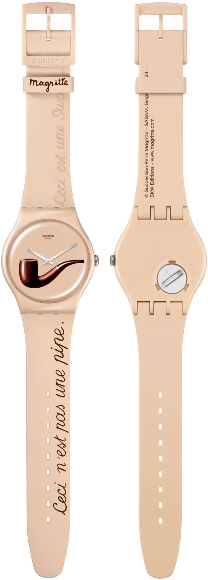 Swatch So29z124 LA TRAHISON DES IMAGES BY RENE MAGRITTE