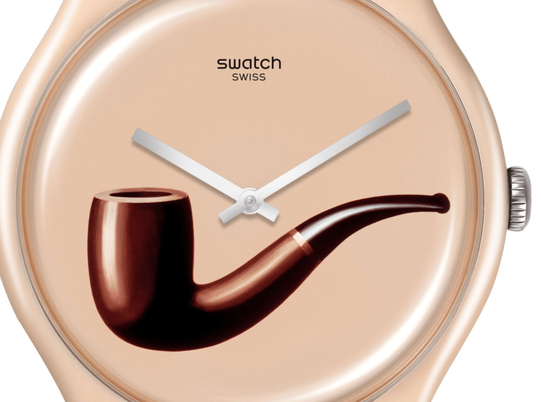 Swatch So29z124 LA TRAHISON DES IMAGES BY RENE MAGRITTE
